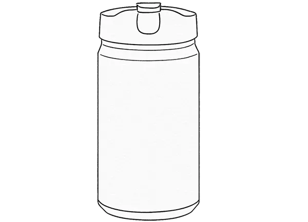 Série de latas de cola