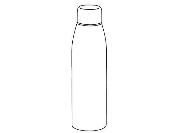 Série de garrafas de cola